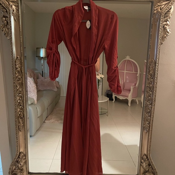 Sheer Flow Duster w belt - Picture 4 of 6